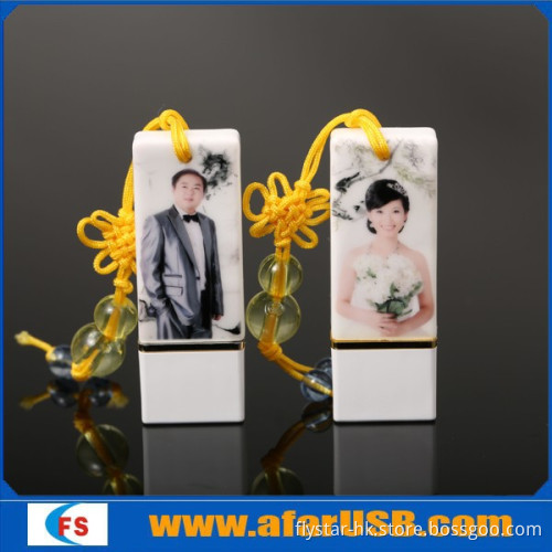 Custom logo usb flash drive 8gb shine usb with factory price and high quality